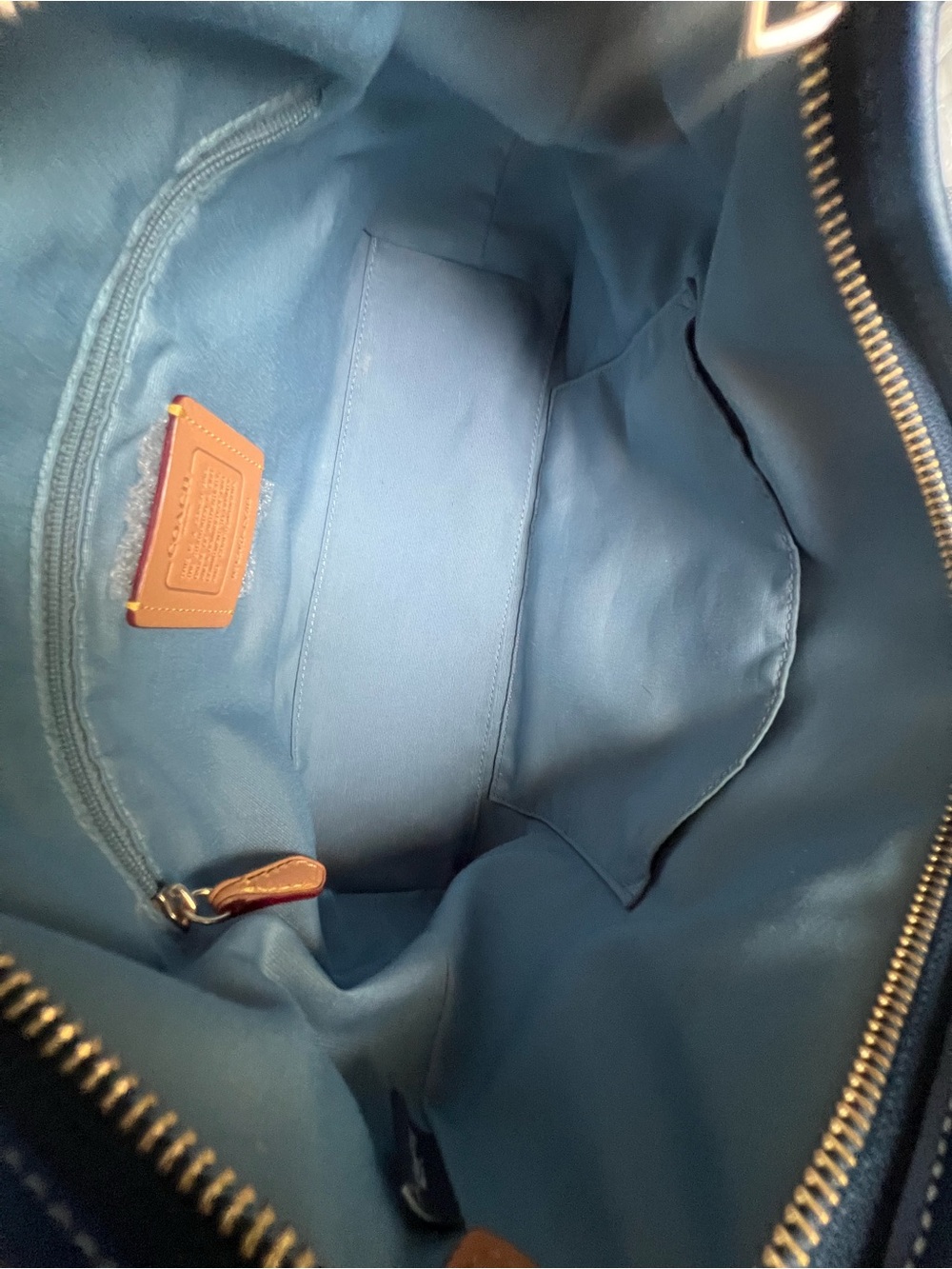 Coach Laurel Shoulder Bag In Signature Denim - Picture 3 of 9